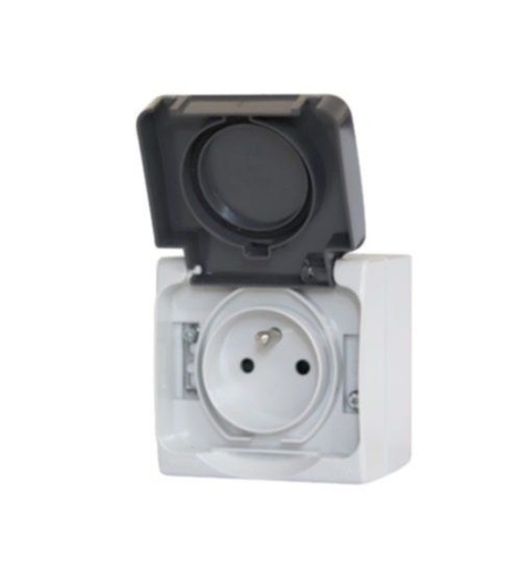 [4886] [4886]PRISE ETANCHE ENCASTRE 2P+T PROTEC