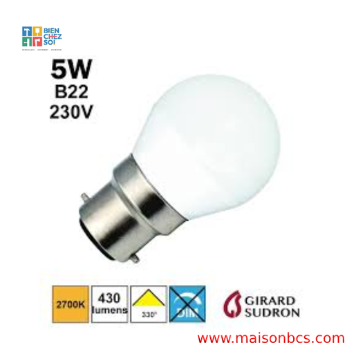 AMPOULE LED HPL 5W B22