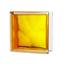 BRIQUE EN VERRE JAUNE