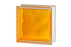 BRIQUE EN VERRE ORANGE