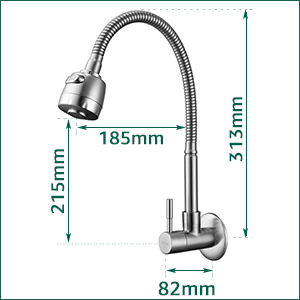 [YLN1703-1] [YLN1703-1]ROBINET DE CUISINE MURAL FIRMER YLN1703-1